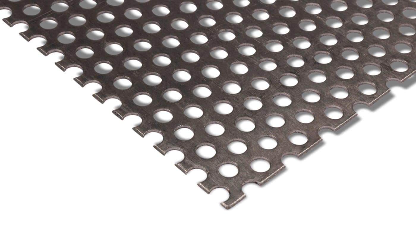 günstiger Rammschutz aus Aluminium Lochblech für Garage, Lagerhalle oder Produktionsfläche