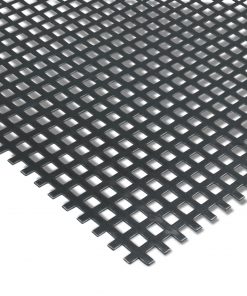 Lochblech aus Aluminium - quadratisch gestanzt