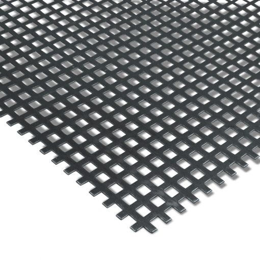 Lochblech aus Aluminium - quadratisch gestanzt