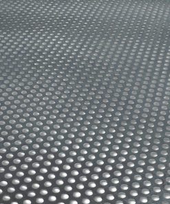 Lochblech aus Aluminium - rund gestanzt.
