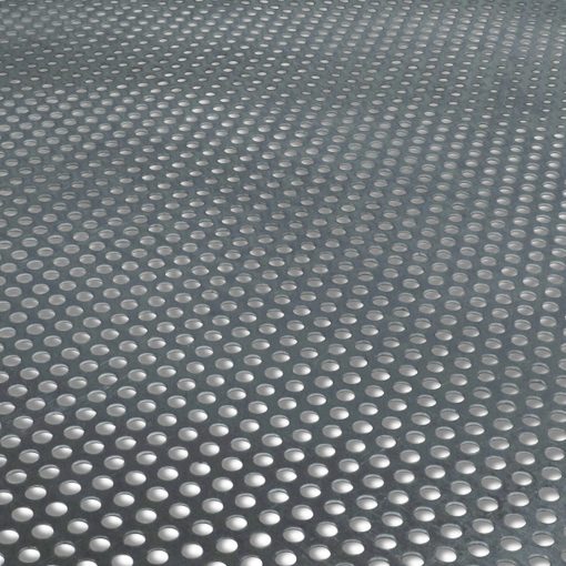 Lochblech aus Aluminium - rund gestanzt.