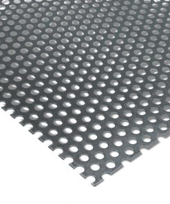 Lochblech aus Aluminium - rund gestanzt.
