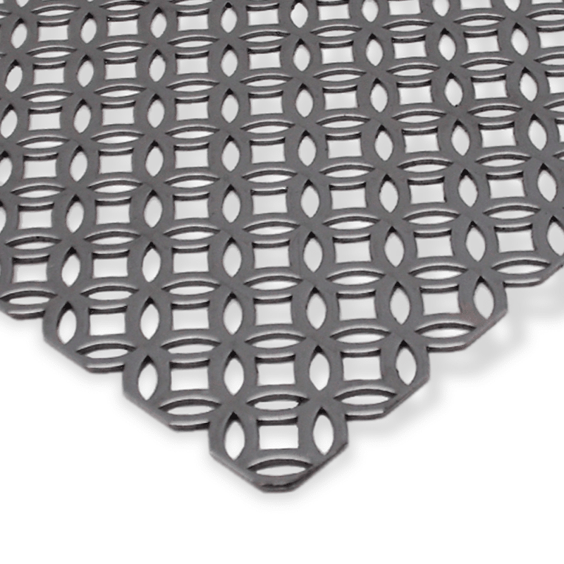 Orientalisches Dekorblech aus Stahl mit rundem Muster