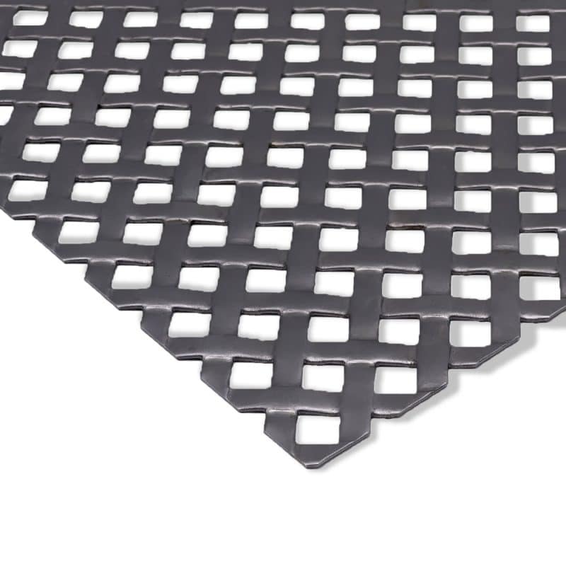 Geflochtenes Stahl-Dekorblech mit weaved Lochmuster.