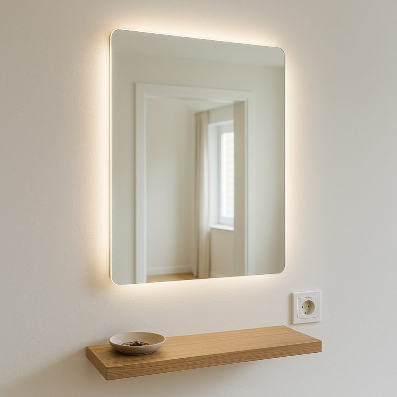 ESG-Wandspiegel mit LED