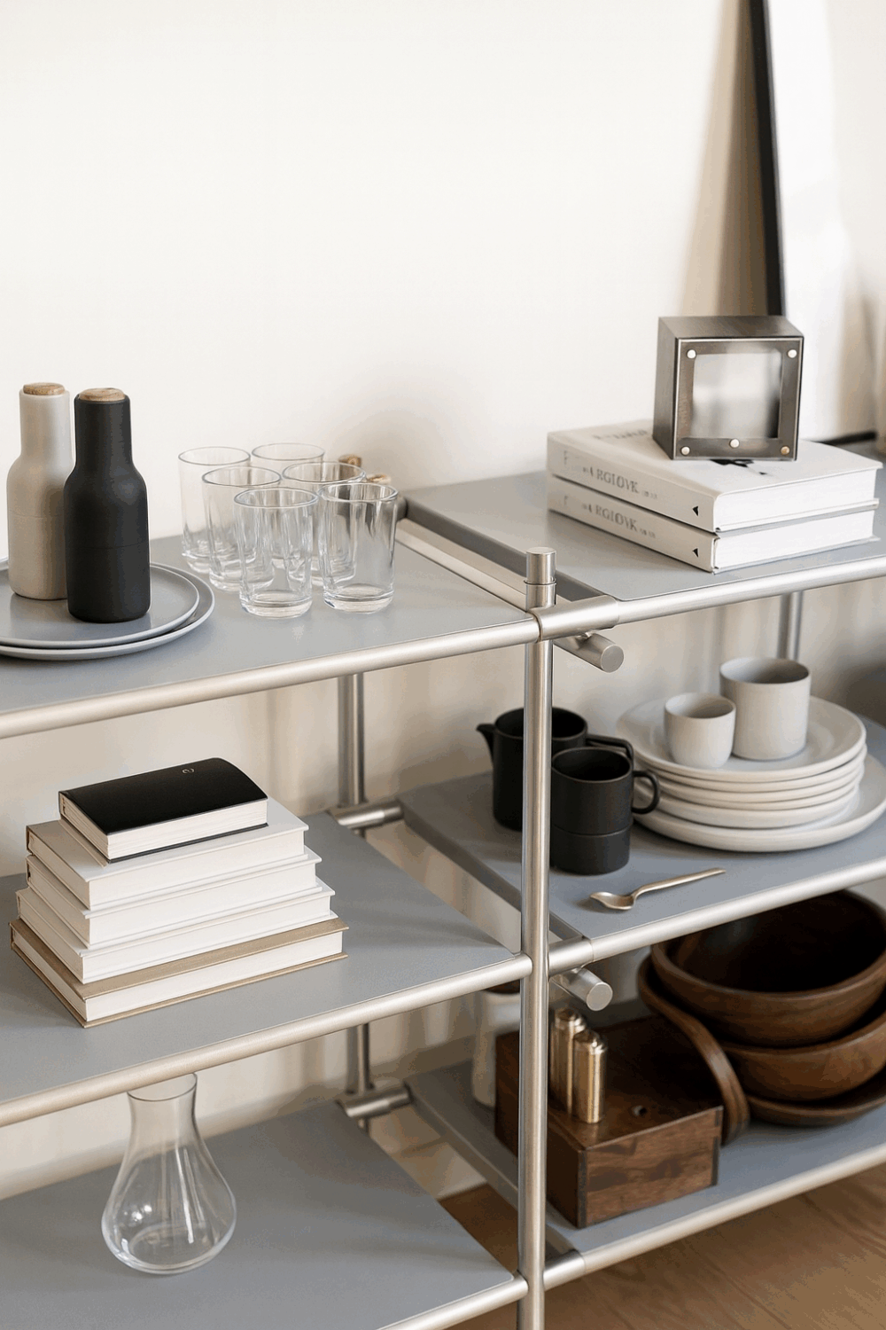 Funktional, modern und langlebig – stilvolle Struktur für Küche oder Wohnraum.