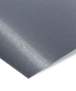 Edelstahl V2A Blech K240 geschliffen 1 mm – Maßgefertigter Zuschnitt