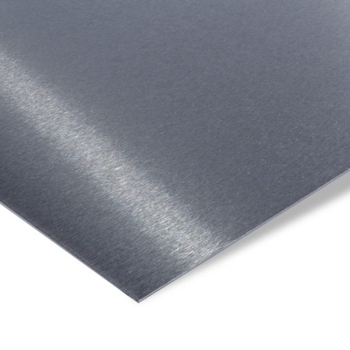Edelstahl V2A Blech K240 geschliffen 1 mm – Maßgefertigter Zuschnitt