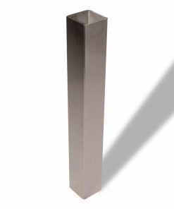Edelstahl V2A Quadrat-Rohr 40 × 40 mm, 1,5 mm Wandstärke