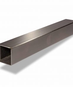 Edelstahl V2A Quadrat-Rohr 40 × 40 mm, 1,5 mm Wandstärke