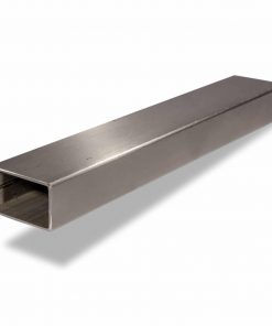 Edelstahl V2A Rechteckrohr 50 × 30 mm, 2 mm Wandstärke