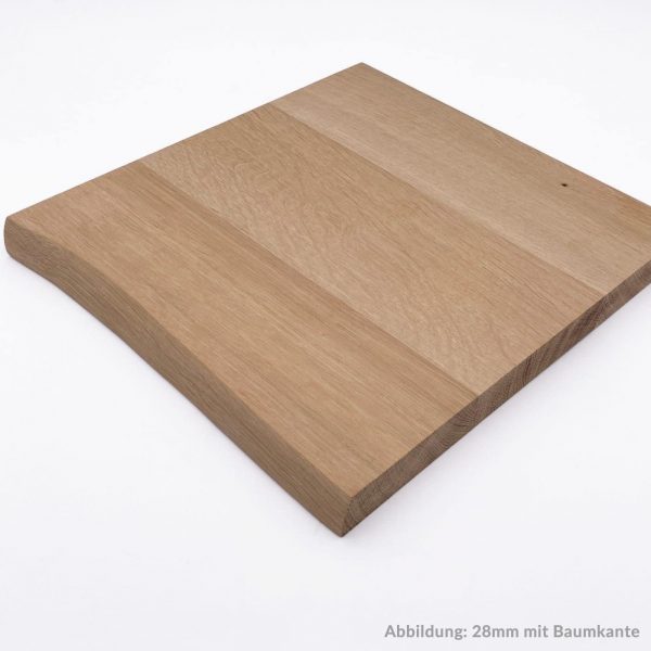 Eiche Massivholz Platte (Vollholz) 20-50mm 15x15cm – Bild 9