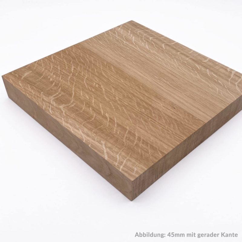 Massivholzplatte Eiche (Vollholz) Zuschnitt nach Maß
