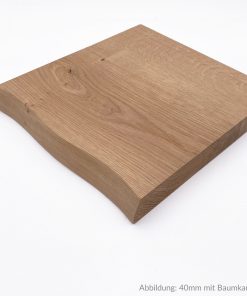 Eiche Bohle 40mm Baumkante