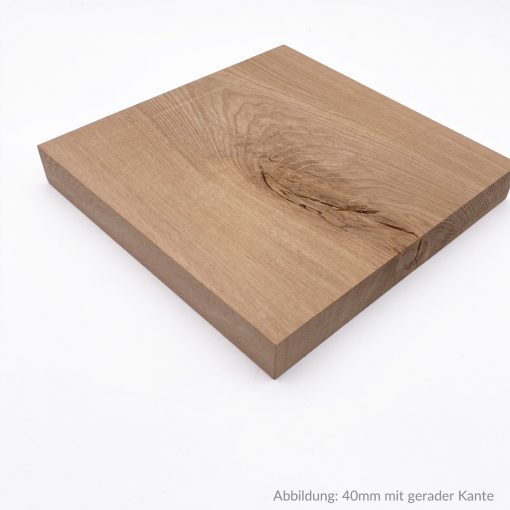 Eiche Bohle 40mm Gerade Kante
