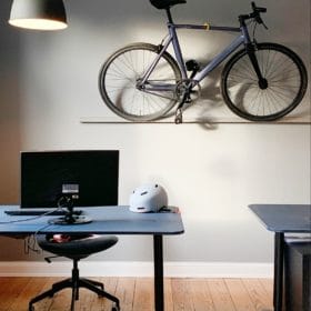 Fahrradaufhängung Wand Wohnung
