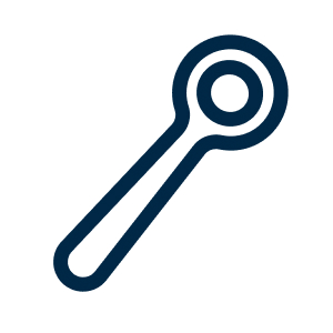 Symbol eines Steckschlüssels.