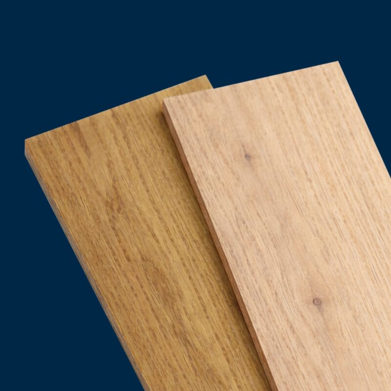 Muster von Furnierplatten.