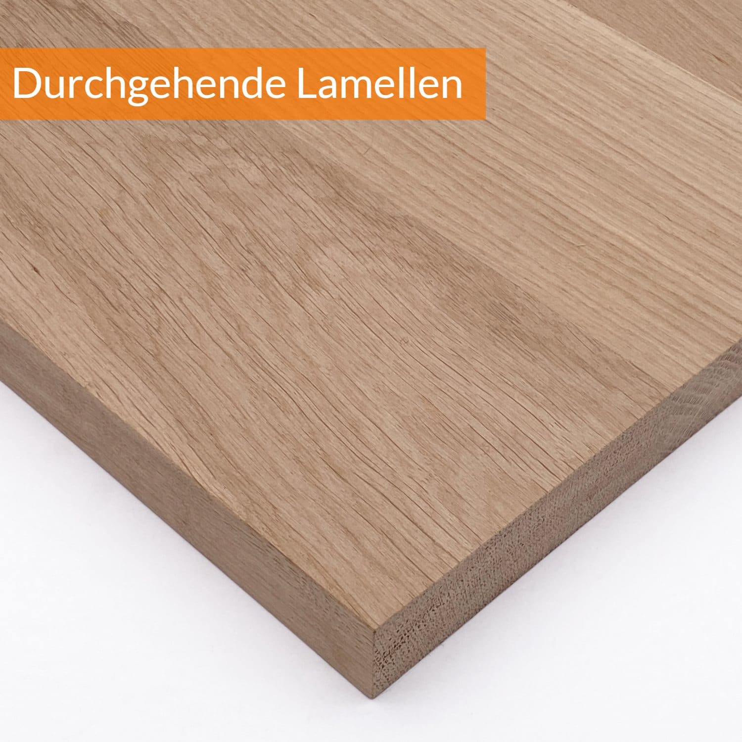 Eichenholz durchgehende Lamellen