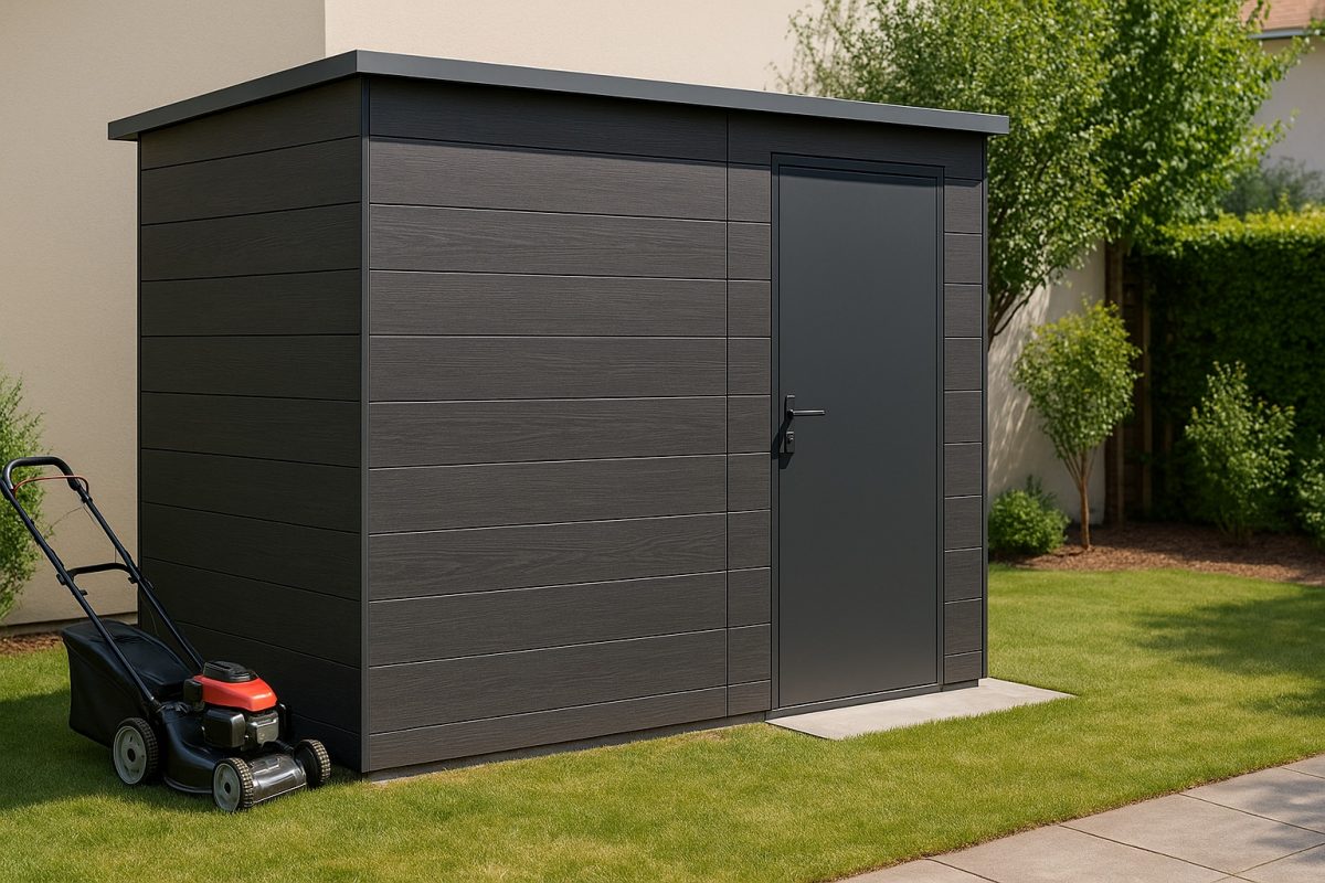 Gartenhaus mit HPL-Verkleidung – witterungsbeständig und optisch hochwertig
