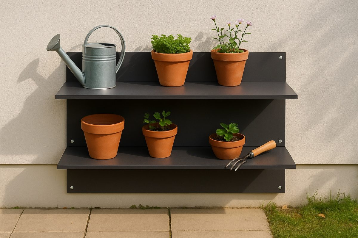 DIY-Regal aus HPL – wetterfest, praktisch und perfekt für Outdoor-Aufbewahrung