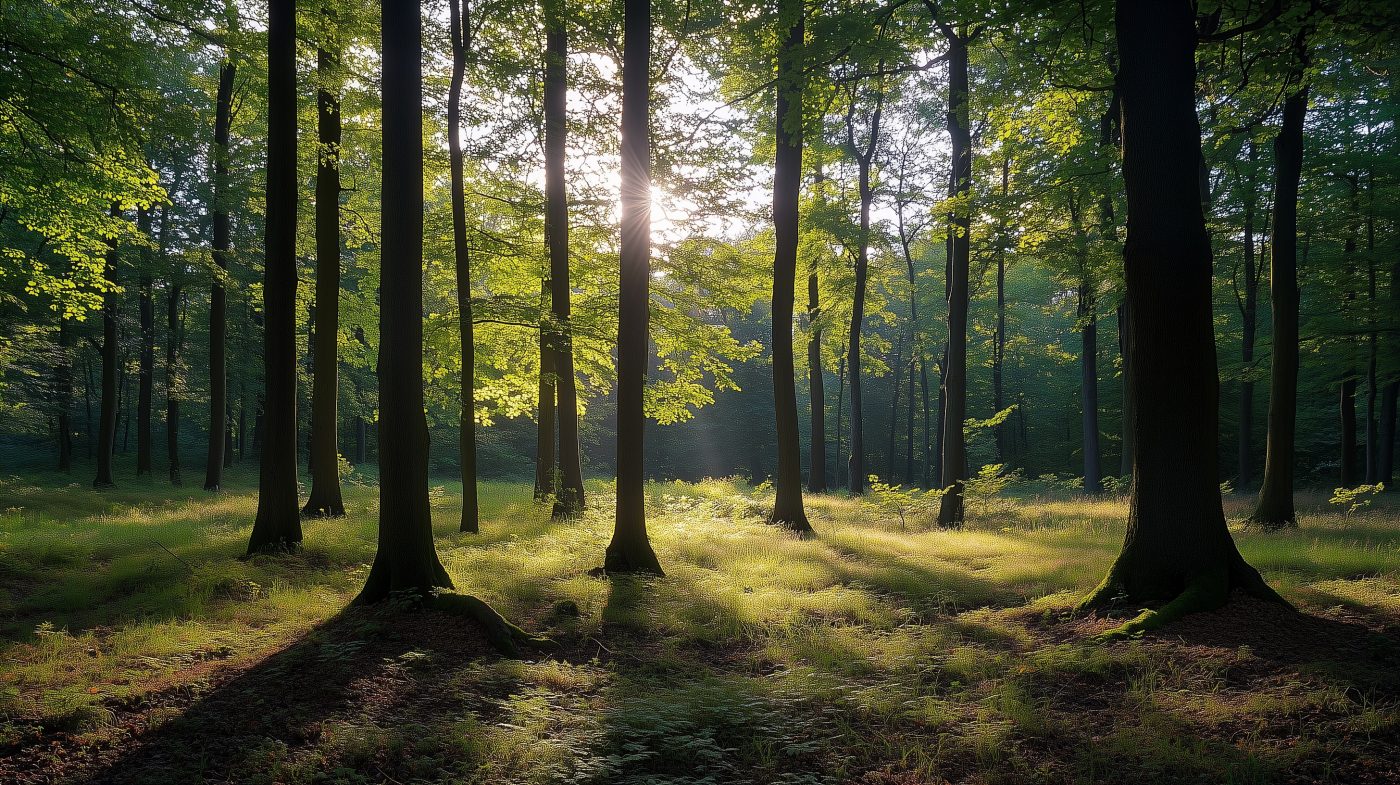 Mischwald mit halbschattigen Lichtverhältnissen