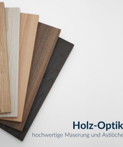 Verschiedene Holz-Optiken im Vergleich.