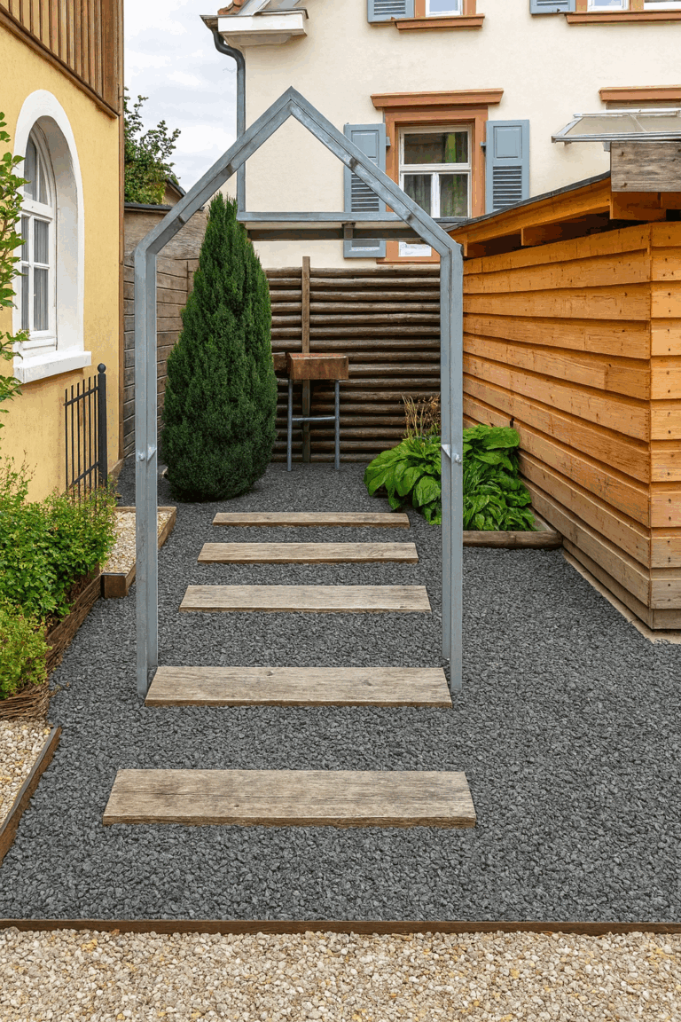 Klare Form, stabile Basis – ideal für moderne Gartengestaltung.