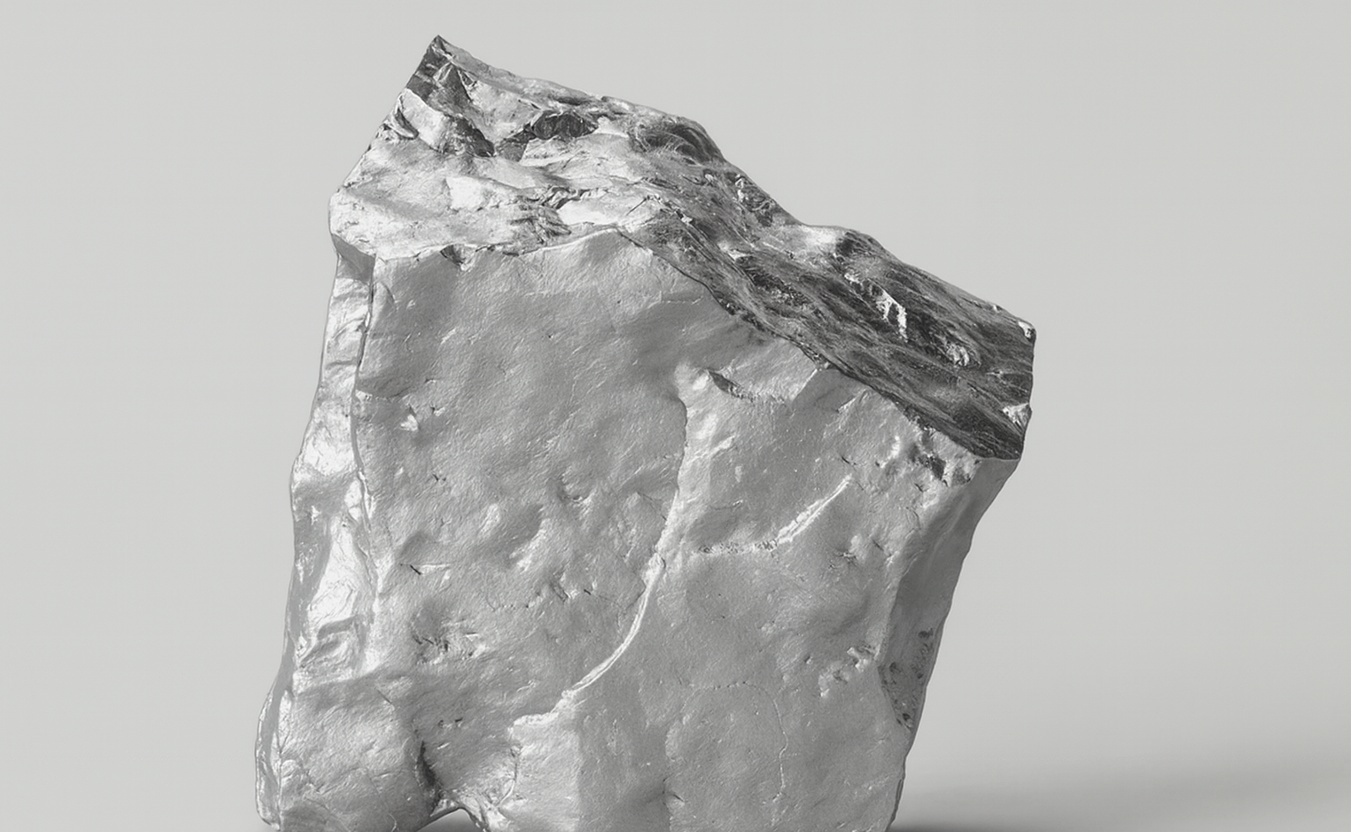 Nahaufnahme von Nickel.