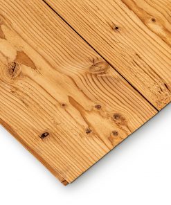 Retrotimber-Holz mit natürlicher Maserung und rustikaler Struktur, ideal für Möbelbau, Wandverkleidungen und Innenausbau.