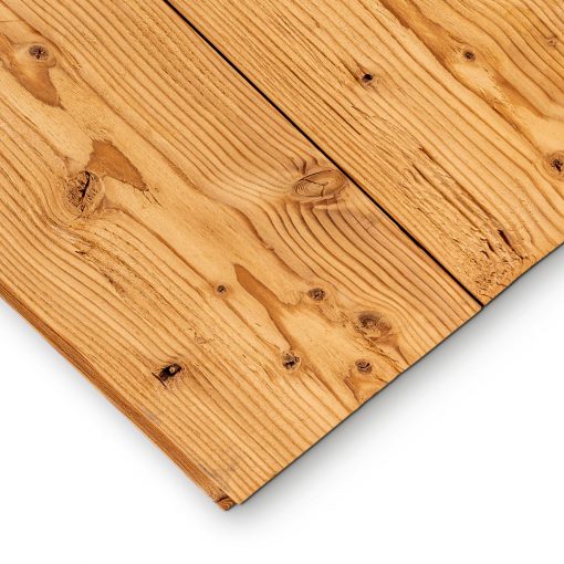 Retrotimber-Holz mit natürlicher Maserung und rustikaler Struktur, ideal für Möbelbau, Wandverkleidungen und Innenausbau.