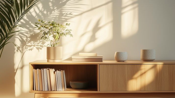 Sideboard aus Rotbuche mit feiner Maserung
