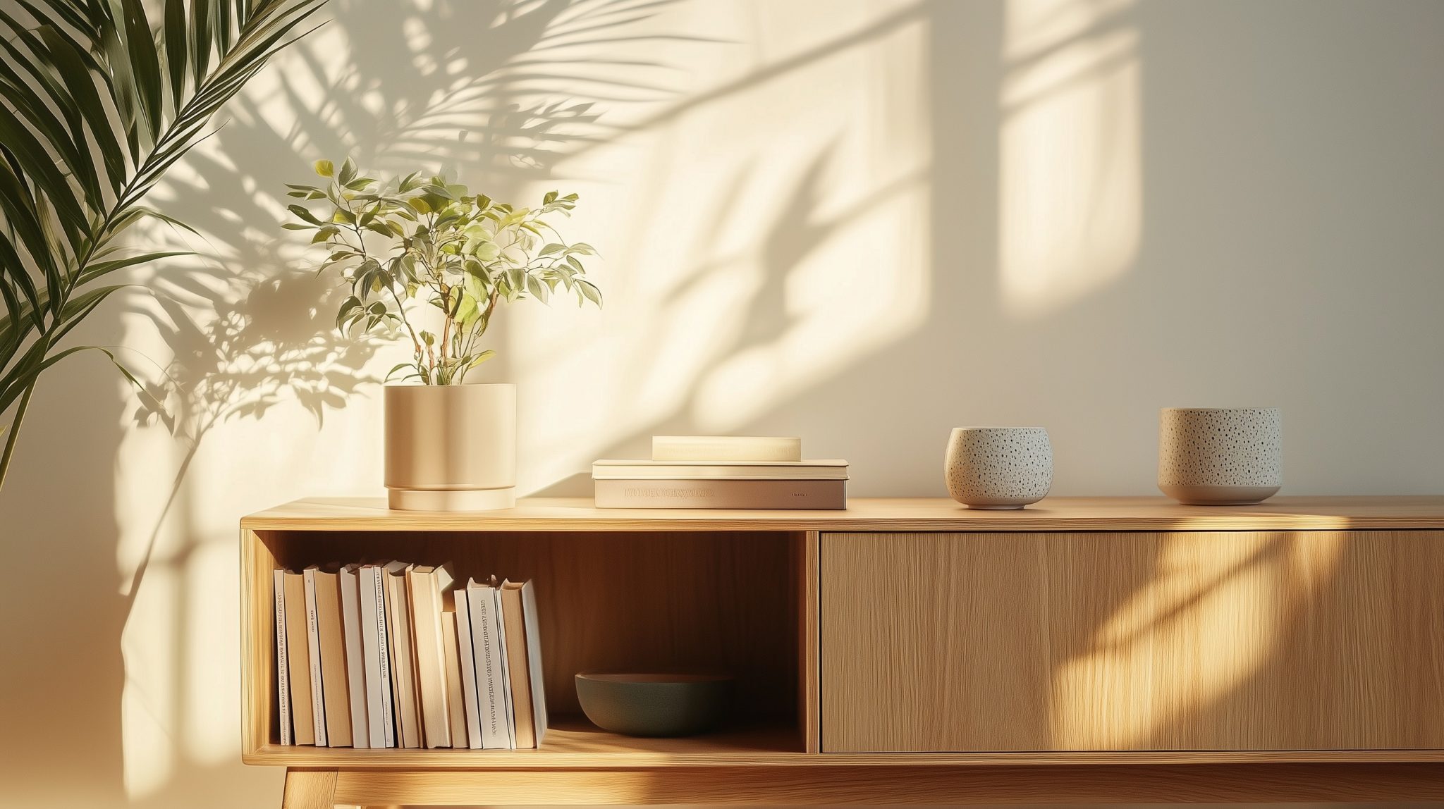 Sideboard aus Rotbuche mit feiner Maserung