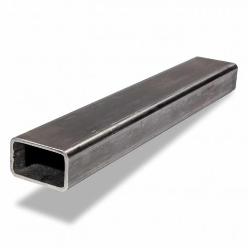 Rechteckiges Stahlrohr 50x30 mm, 3 mm Wandstärke, als präziser Zuschnitt für Metallbau