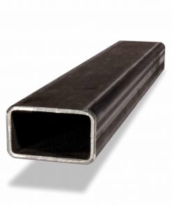 Rechteckiges Stahlrohr 50x30 mm, 3 mm Wandstärke, als exakter Zuschnitt für Metallbau, Konstruktionen und Rahmenbau.