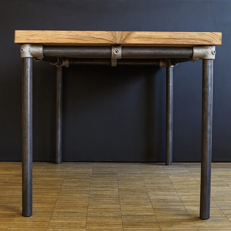 Stahl-Rohr Rund Tischbein