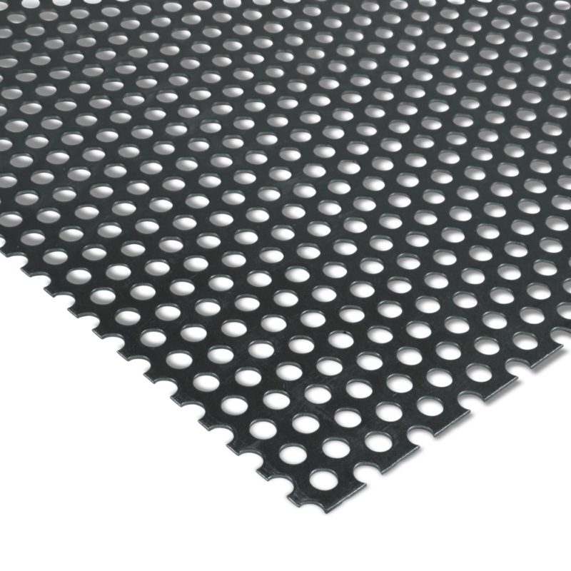 Lochblech aus Stahl - rund gestanzt.