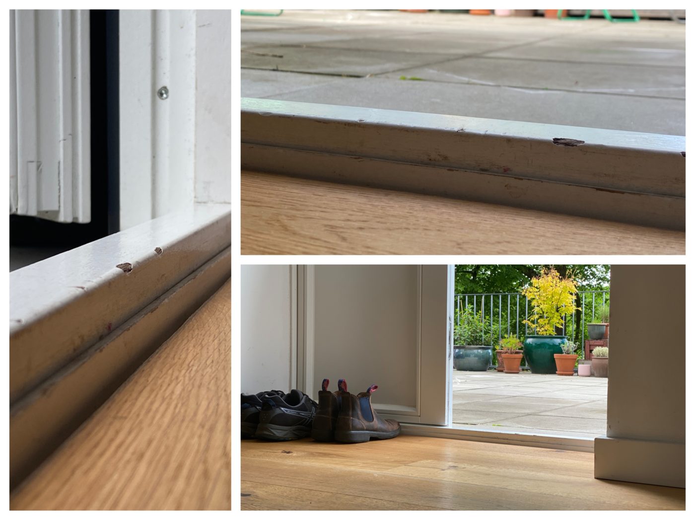 Edelstahlblech zum Schutz der Türschwelle • Zuschnittprofi.de