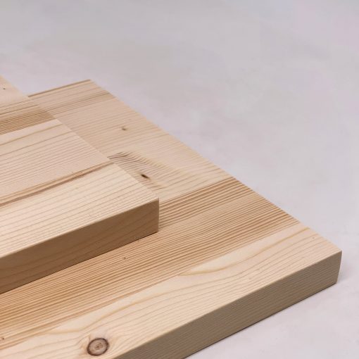 Fichte Massivholz Platte 18-26mm 15x10cm – Bild 5