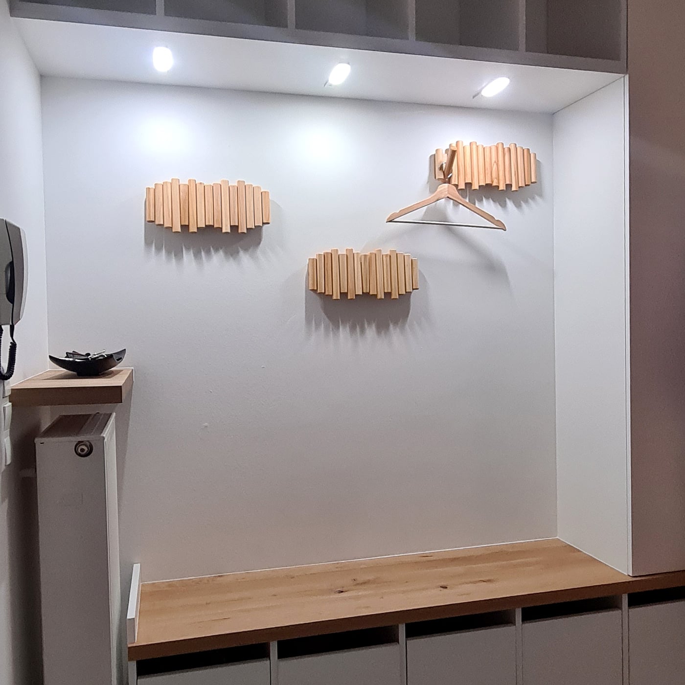 DIY-Garderobe aus Eichenholz