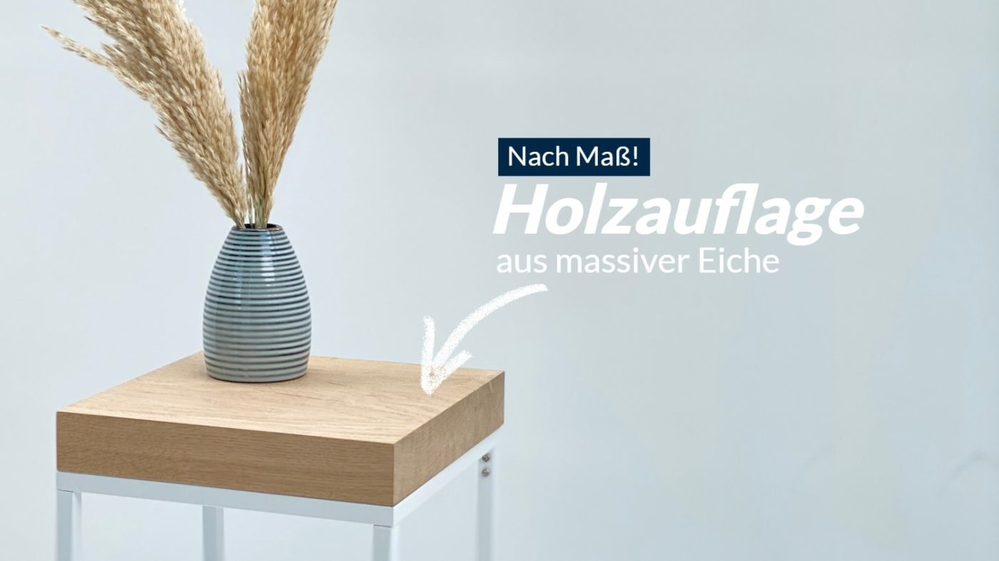 Holzplatte massive eiche für Ikea Möbel