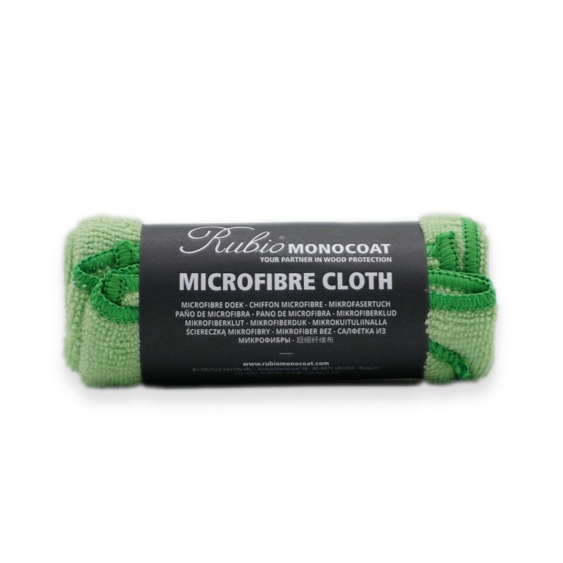 Rubio Monocoat Applikationstücher in Weiß, ideal für das gleichmäßige Auftragen und Polieren von Holzöl.