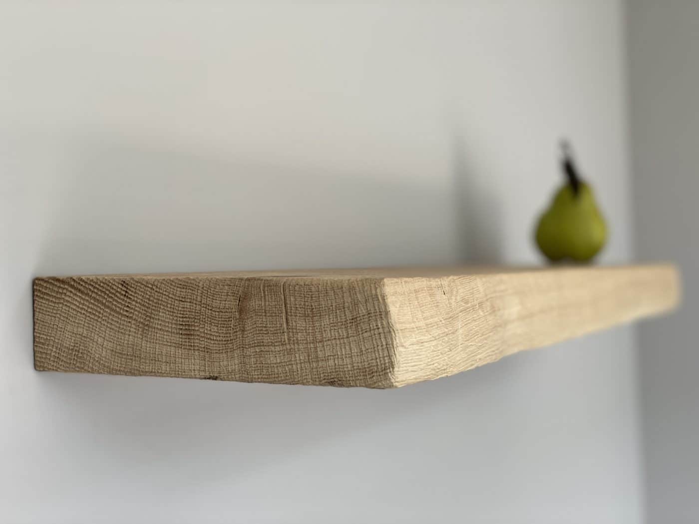 Holzregal für verdeckte Aufhängung - floating shelf
