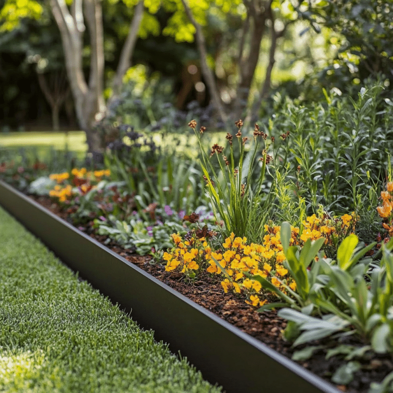 ChatGPT: Sauber abgegrenzt, modern bepflanzt – so wirkt Gartenordnung stilvoll.